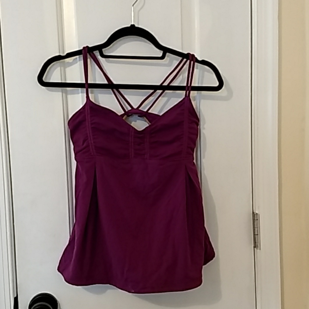 Purple Lululemon work-out top (Sz 4)